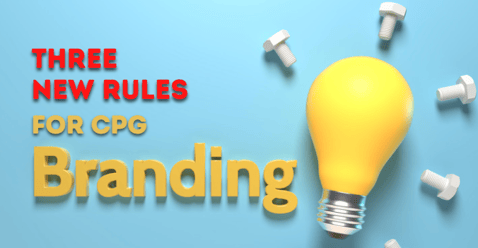 NEW RULES FOR CPG BRANDING blog image with a light bulb